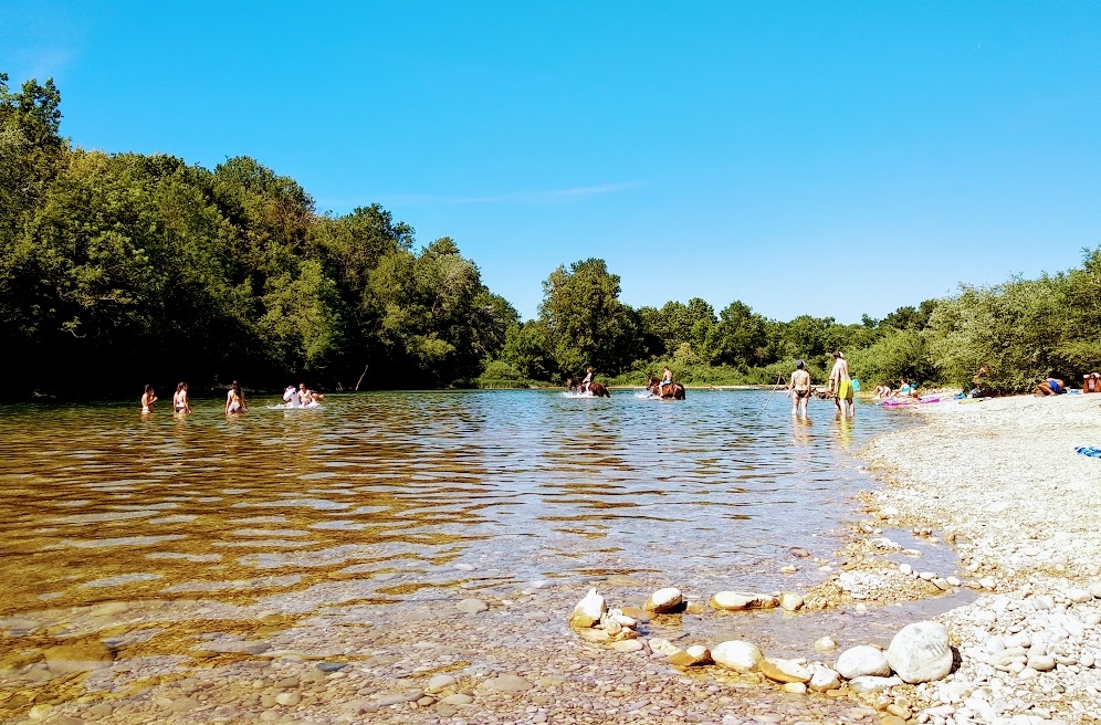 La saison de baignade est ouverte au Camping Ain L'Escapade
